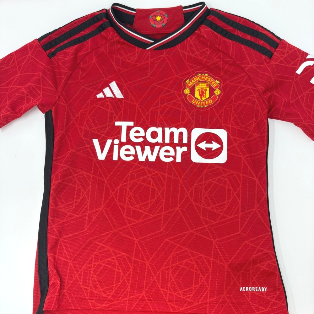 Adidas‎ Manchester United 2023-24 Home Jersey Youth Size 9-10Y 140 Red